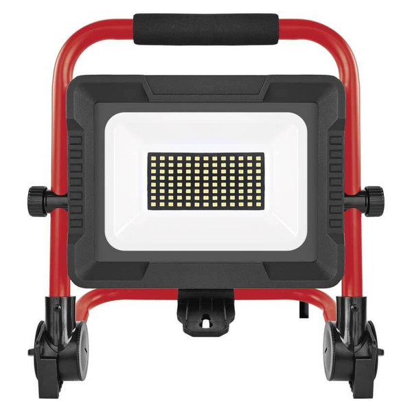 Emos LED Baustrahler Elion 50W neutralweiss 4000K IP65 Rot Schwarz Aluminium 28x18cm ZS3343