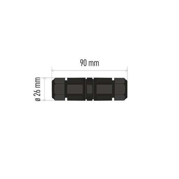 Emos LED Fluter IP68 Schwarz Ø3cm ZS9020