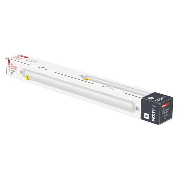Emos LED Feuchtraumleuchte Festy 18W neutralweiss 4000K IP65 Weiß 67cm ZT4320