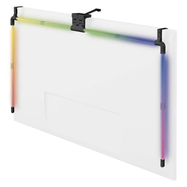 Emos LED TV-Hintergrundbeleuchtung Ambient RGB für 55 Zoll 24W WiFi Schwarz Weiß ZTV55