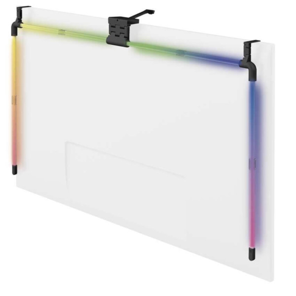 Emos LED TV-Hintergrundbeleuchtung Ambient RGB für 65 Zoll 24W WiFi Schwarz Weiß ZTV65
