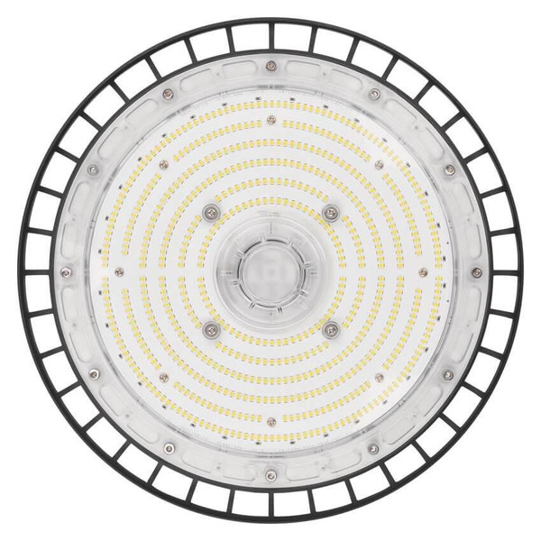 Emos LED Hallenleuchte Aster 150W neutralweiss 4000K IP65 Schwarz Aluminium Ø30cm ZU315.12