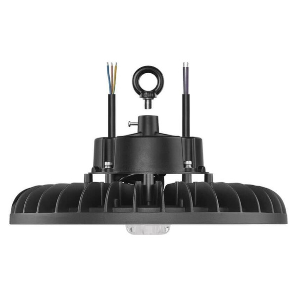 Emos LED Hallenleuchte Aster 150W neutralweiss 4000K IP65 Schwarz Aluminium Ø30cm ZU315.12