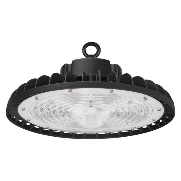 Emos LED Hallenleuchte Aster 150W neutralweiss 4000K IP65 Schwarz Aluminium Ø30cm ZU315.6