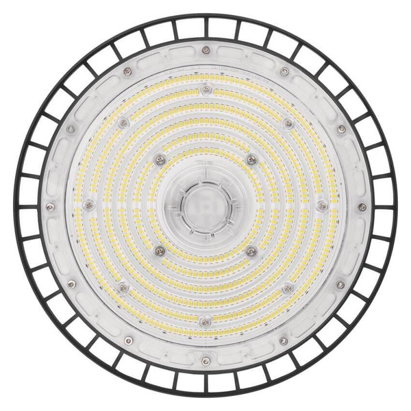 Emos LED Hallenleuchte Aster 150W neutralweiss 4000K IP65 Schwarz Aluminium Ø30cm ZU315.9