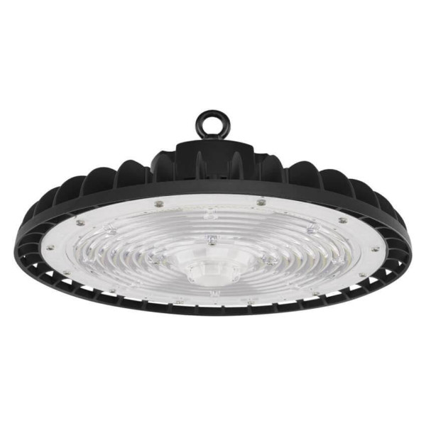 Emos LED Hallenleuchte Aster 200W neutralweiss 4000K IP65 Schwarz Aluminium Ø34cm ZU320.9