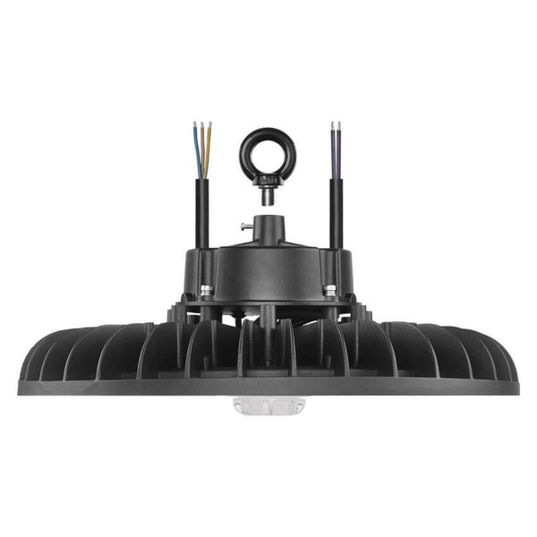 Emos LED Hallenleuchte Aster 200W neutralweiss 4000K IP65 Schwarz Aluminium Ø34cm ZU320.9