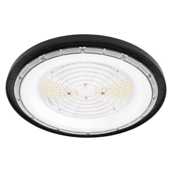 Emos LED Hallenleuchte Cirus 77W neutralweiss 4000K IP65 Dunkelgrau Aluminium Ø26cm ZU901