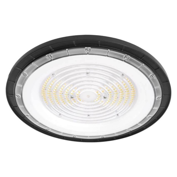 Emos LED Hallenleuchte Cirus 150W neutralweiss 4000K IP65 Dunkelgrau Aluminium Ø30cm ZU903