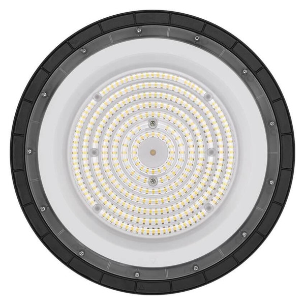 Emos LED Hallenleuchte Cirus 150W neutralweiss 4000K IP65 Dunkelgrau Aluminium Ø30cm ZU903