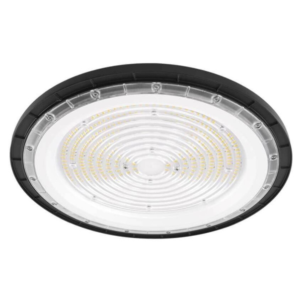 Emos LED Hallenleuchte Cirus 200W neutralweiss 4000K IP65 Dunkelgrau Aluminium Ø36cm ZU904