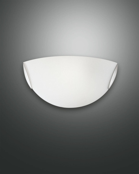 Fabas Luce Wandleuchte Fox E27 Ø300mm Weiß, made in Italy