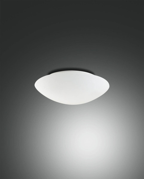 Fabas Luce Wandleuchte Pandora E27 Ø200mm Weiß, made in Italy
