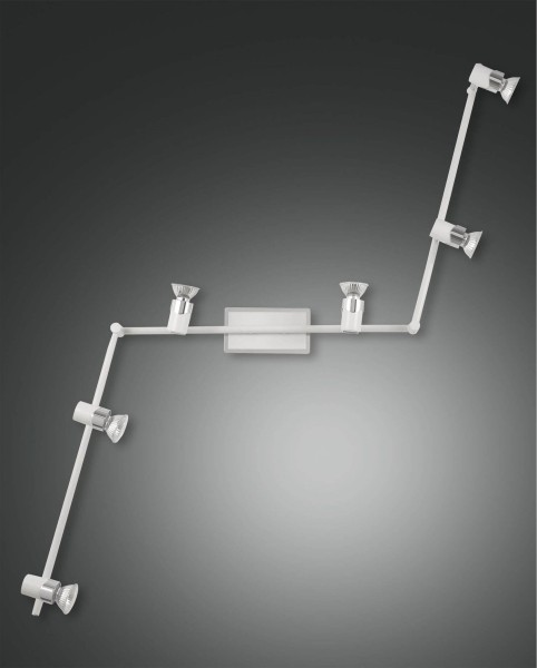 Fabas Luce Spot Alice GU10 Weiß 6x50W