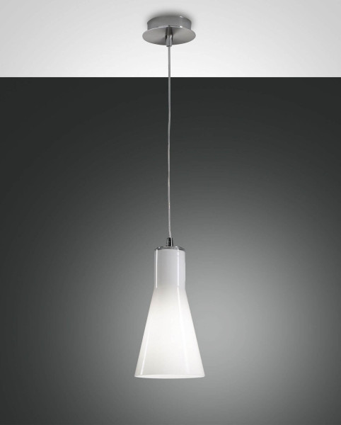 Fabas Luce Pendelleuchte Diana E27 Ø140mm verchromt