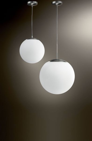 Fabas Luce Pendelleuchte Bong E27 Ø300mm Weiß
