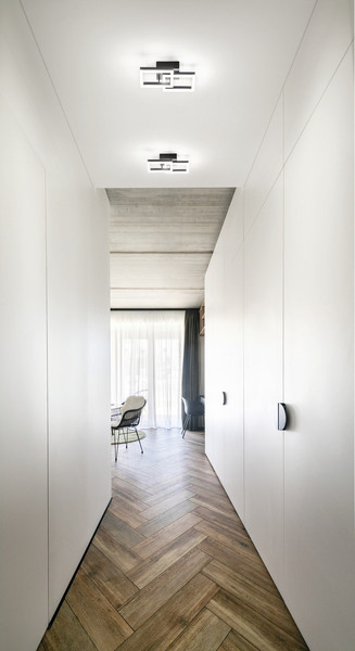 Fabas Luce Bard LED Deckenleuchte 21W dimmbar warmweiß Schwarz 3394-28-101