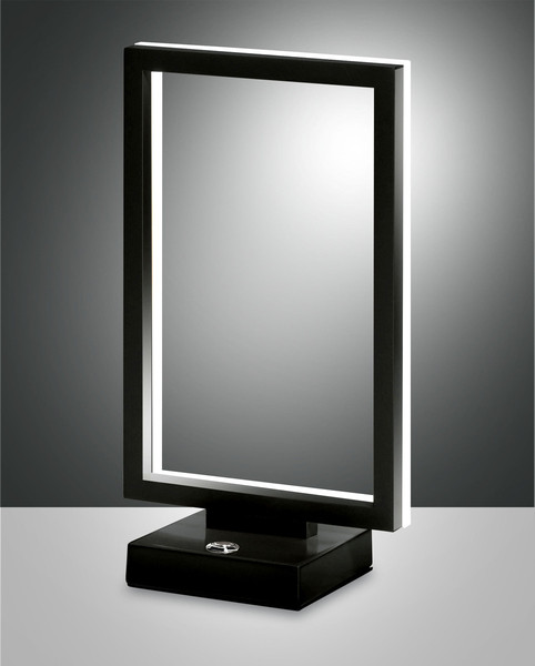 Fabas Luce Bard LED Tischleuchte 15W dimmbar warmweiß Schwarz 3394-30-101