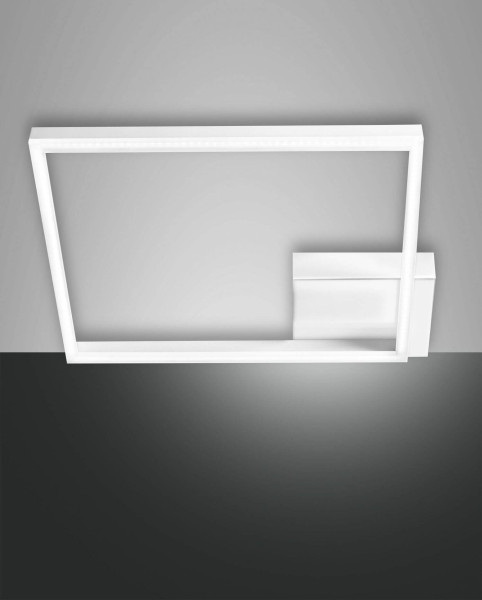 Fabas Luce LED Deckenleuchte Bard 65x420mm 39W Warmweiß Weiß dimmbar
