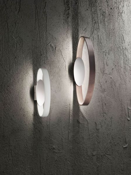 Fabas Luce LED Außen-Wandleuchte Gaby 160x140mm 11W Warmweiß IP44 Weiß