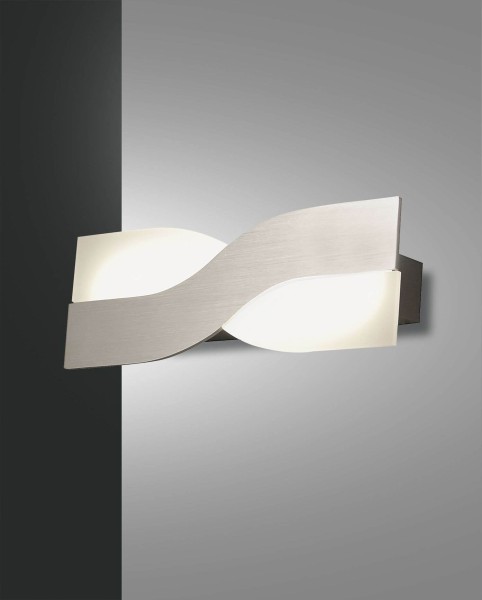 Fabas Luce LED Wandleuchte Riace 100x65mm 10W Warmweiß Aluminium