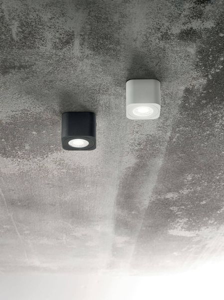 Fabas Luce LED Spot Palmi Ø80mm 6W Warmweiß Anthrazit