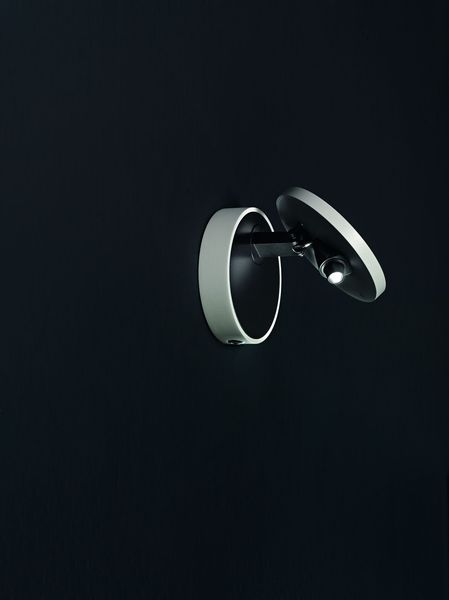 Fabas Luce LED Wandleuchte Ara >90Ra Ø120mm 8+4W Warmweiß Weiß dimmbar