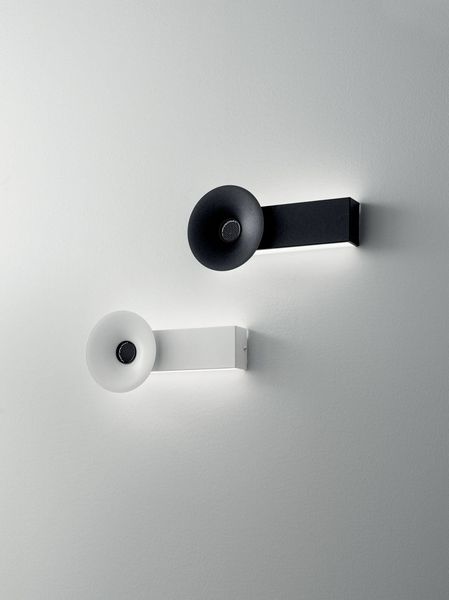 Fabas Luce LED Wandleuchte Aretha 160x70mm 10W Warmweiß Schwarz