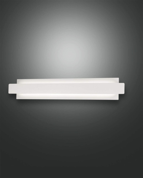 Fabas Luce LED Wandleuchte Regolo 100x55mm 21W Warmweiß Weiß dimmbar