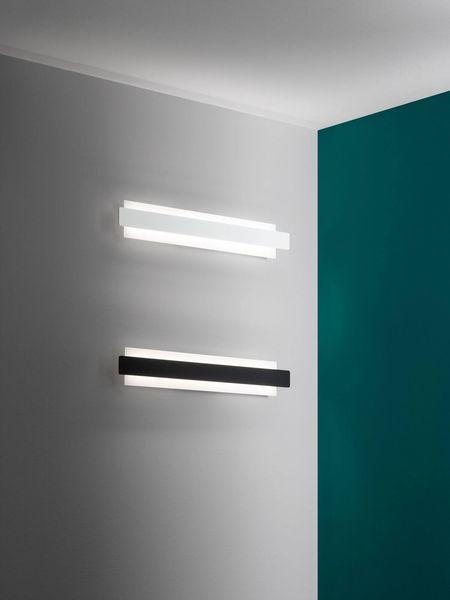 Fabas Luce LED Wandleuchte Regolo 100x55mm 21W Warmweiß Weiß dimmbar