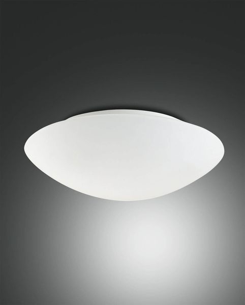Fabas Luce LED Deckenleuchte Pandora Ø360mm 24W Warmweiß Weiß dimmbar, made in Italy