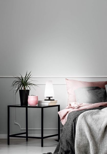 Fabas Luce Tischleuchte Milady G9 Ø110mm Warmweiß Schwarz dimmbar