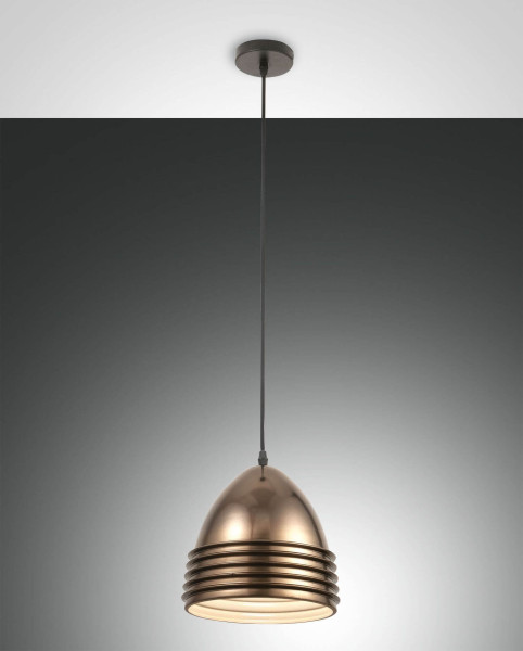 Fabas Luce Pendelleuchte Gavia E27 Ø220mm Schwarz