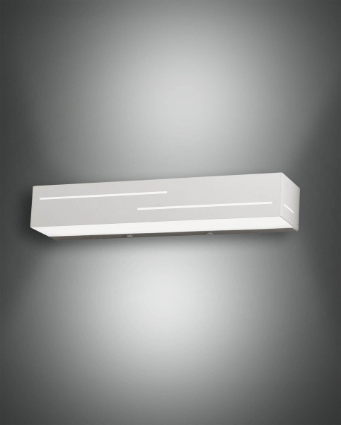 Fabas Luce LED Wandleuchte Banny 50x70mm 18W Warmweiß Weiß