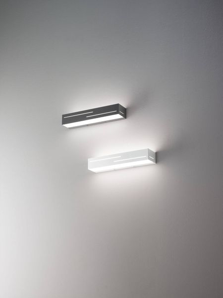 Fabas Luce LED Wandleuchte Banny 50x70mm 18W Warmweiß Anthrazit