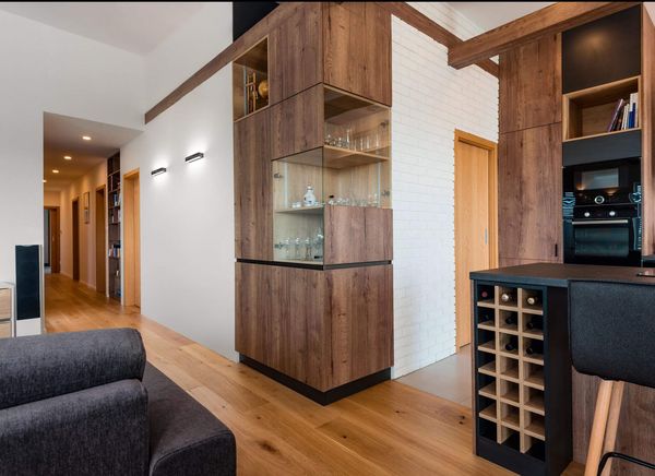 Fabas Luce LED Wandleuchte Banny 50x70mm 18W Warmweiß Anthrazit