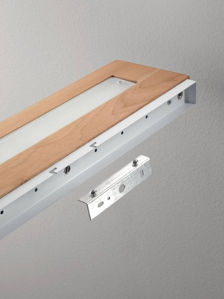 Fabas Luce LED Wandleuchte Linus 45x170mm 14W Warmweiß Eichenholz dimmbar