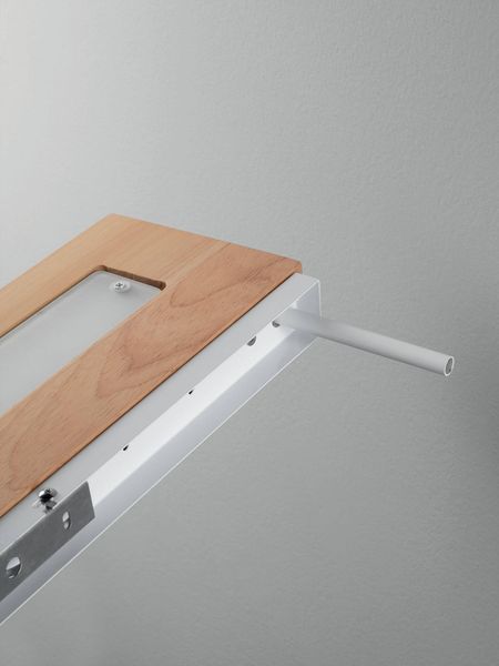 Fabas Luce LED Wandleuchte Linus 45x170mm 14W Warmweiß Eichenholz dimmbar