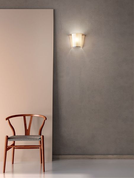 Fabas Luce Wandleuchte Viki E27 240x150mm Bernstein