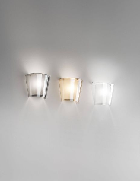 Fabas Luce Wandleuchte Viki E27 240x150mm Bernstein