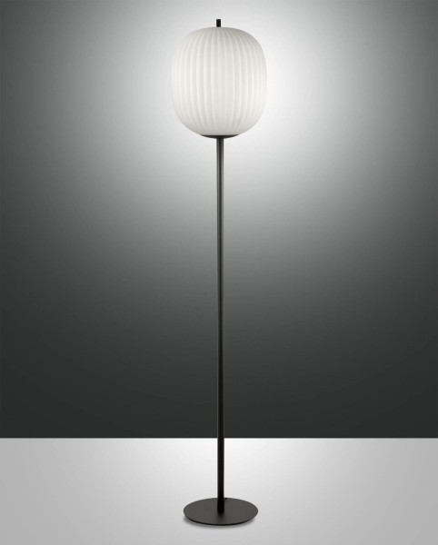 Fabas Luce Stehleuchte Domizia E27 Ø320mm Schwarz