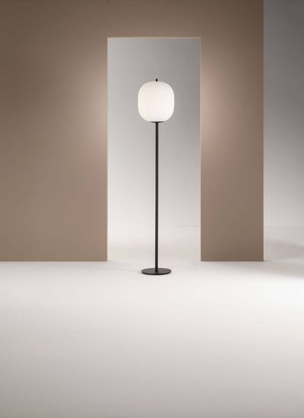 Fabas Luce Stehleuchte Domizia E27 Ø320mm Schwarz