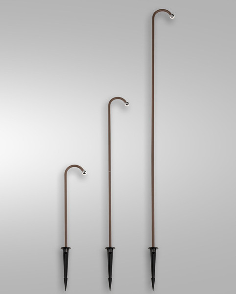 Fabas Luce Armanda LED Spot - Set inkl. Erdspieß / Akku 3W  dimmbar warmweiß Rostbraun 3742-72-361