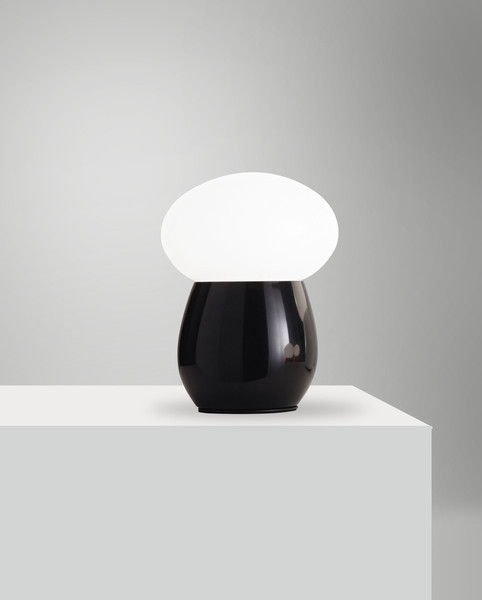 Fabas Luce Freddy E27 Tischleuchte dimmbar Schwarz 3752-30-101