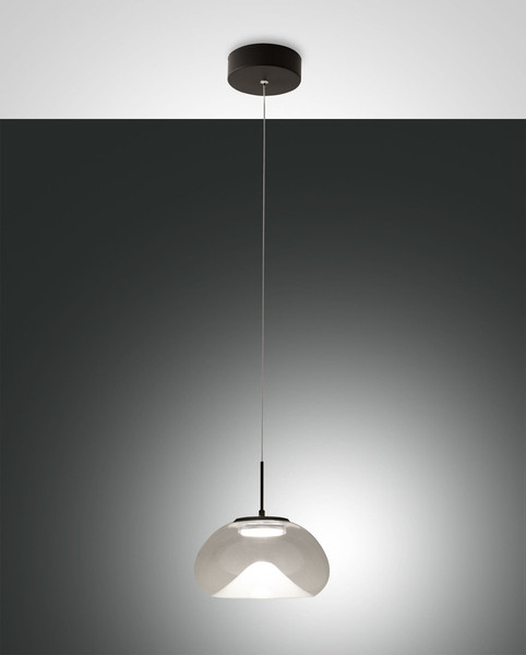 Fabas Luce Brena LED Pendelleuchte 10W dimmbar steuerbare Lichtfarbe Transparent 3755-41-241
