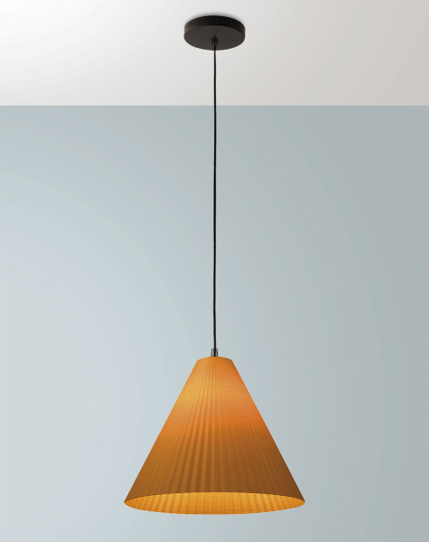 Fabas Luce Cone E27 Pendelleuchte Senffarbe 3758-40-367