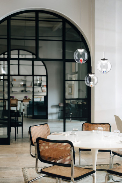 Fabas Luce Ariel LED Pendelleuchte 21W dimmbar steuerbare Lichtfarbe Transparent/gemischt 3770-47-373