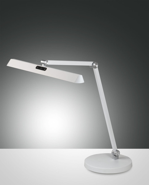 Fabas Luce Beba LED Tischleuchte 12W dimmbar steuerbare Lichtfarbe Weiss 3775-30-102