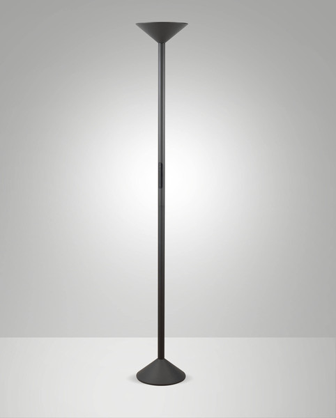 Fabas Luce LED Stehleuchte Tratto 50W dimmbar 2700/3200/4000K CCT warm-/neutralweiss Anthrazit Metall 176cm