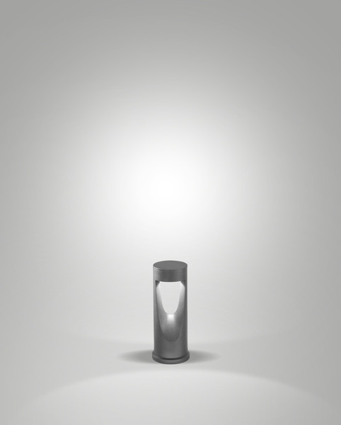 Fabas Luce TEO SHINY BLACK LED Poller 13W warmweiß Schwarz mit Schimmereffekt 6529-11-204